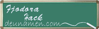 Fjodora Hack Visitenkarte